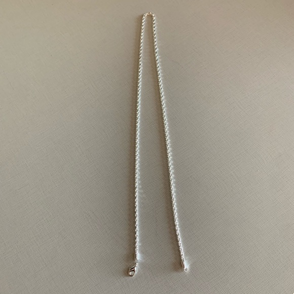 24” Silver Rope Chain. - Picture 2 of 5